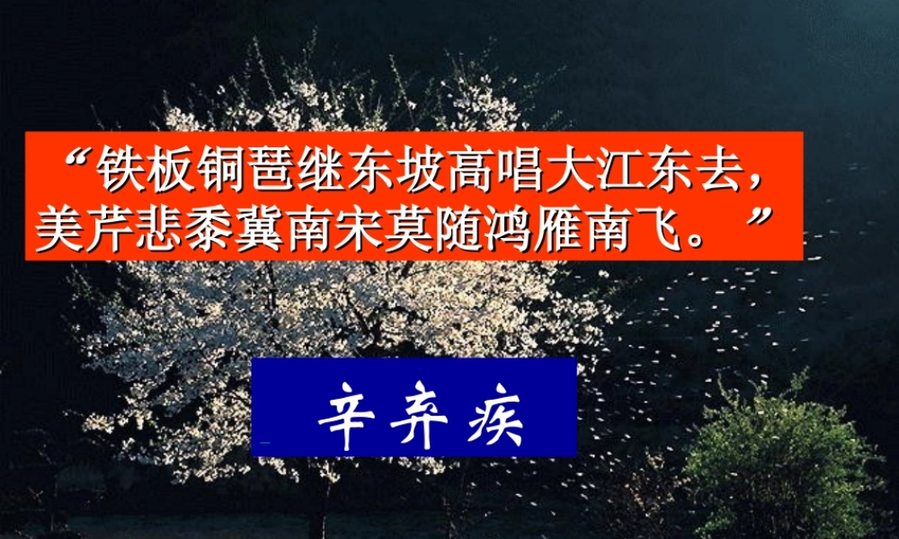 青玉案公开课课件1