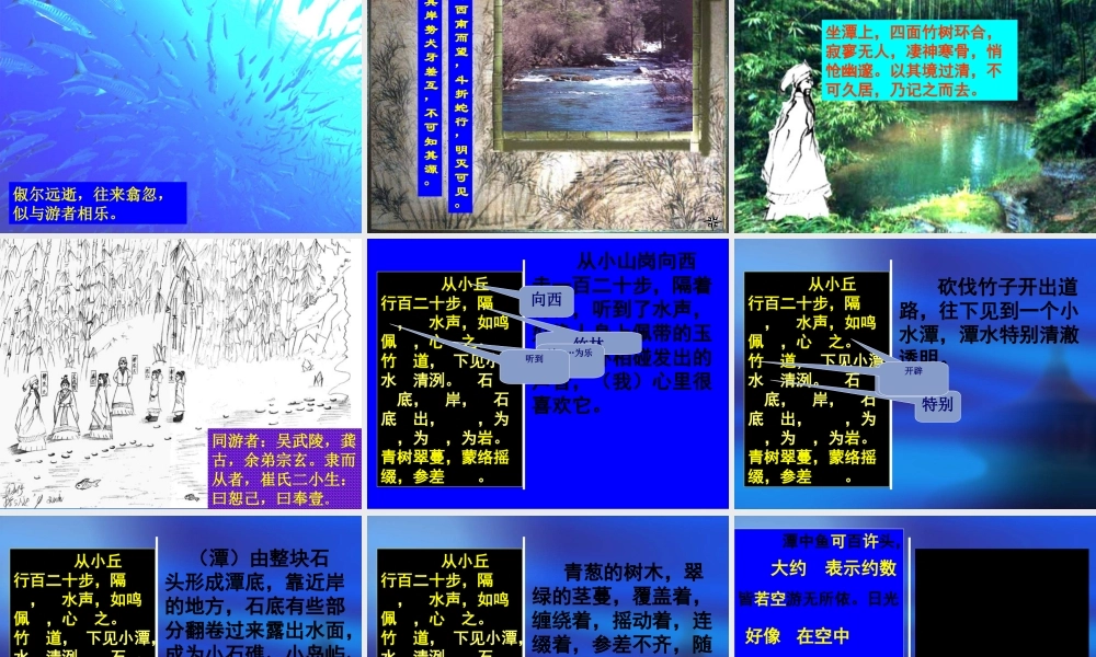 《小石潭记》课件