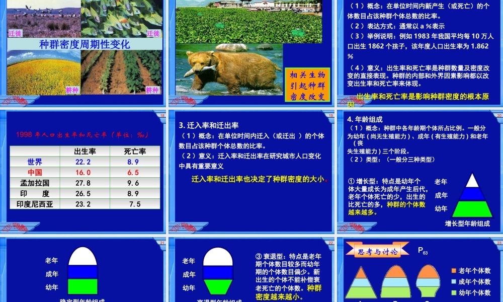 种群特征课件