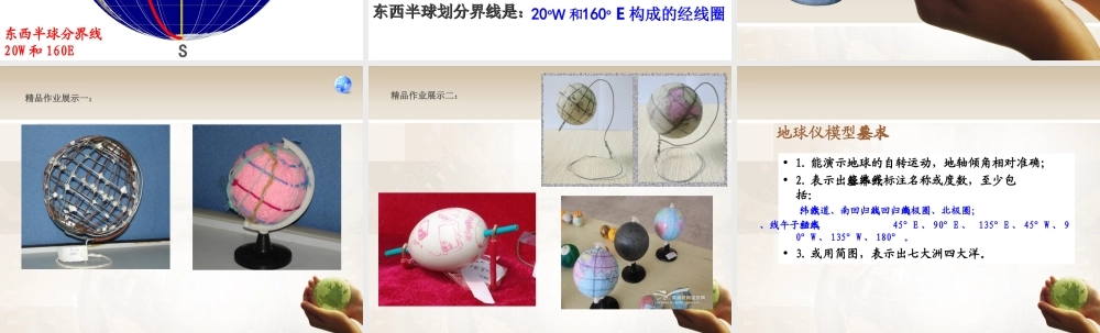 活动课制作地球仪