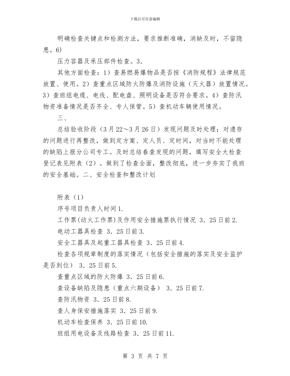 发电厂班组春季安全大检查总结与发电厂财务部副主任个人工作总结汇编_第3页