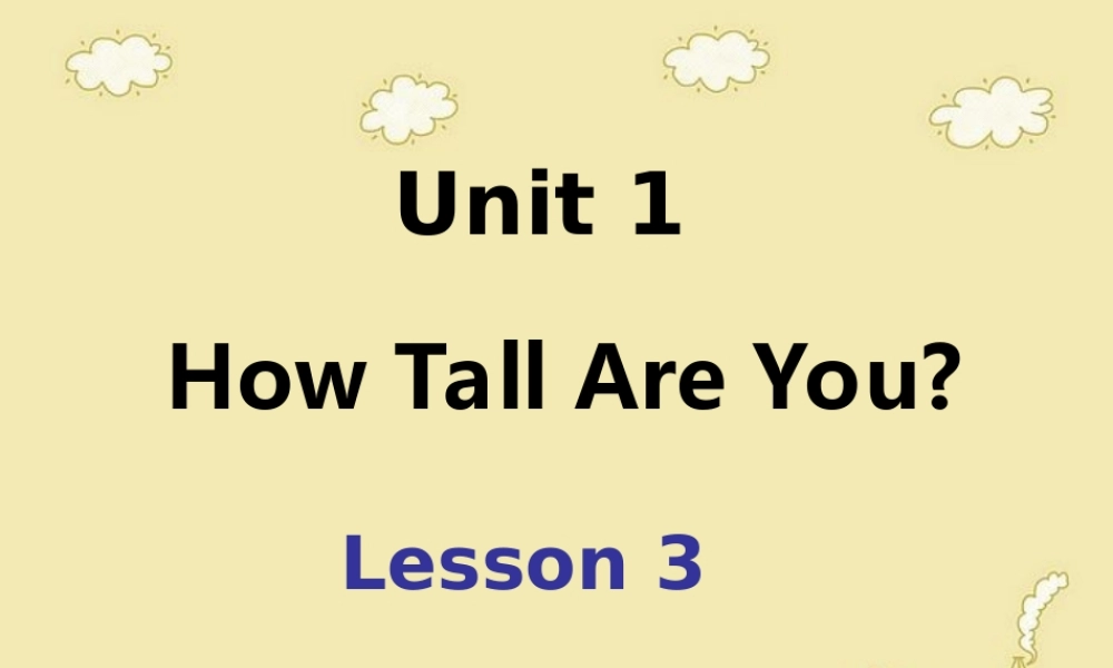 六年级下册Unit1Lesson3课件
