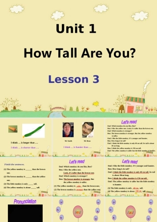 六年级下册Unit1Lesson3课件