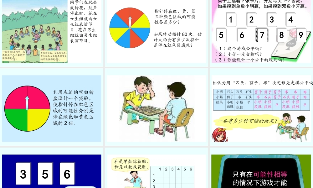 五年级统计与可能性