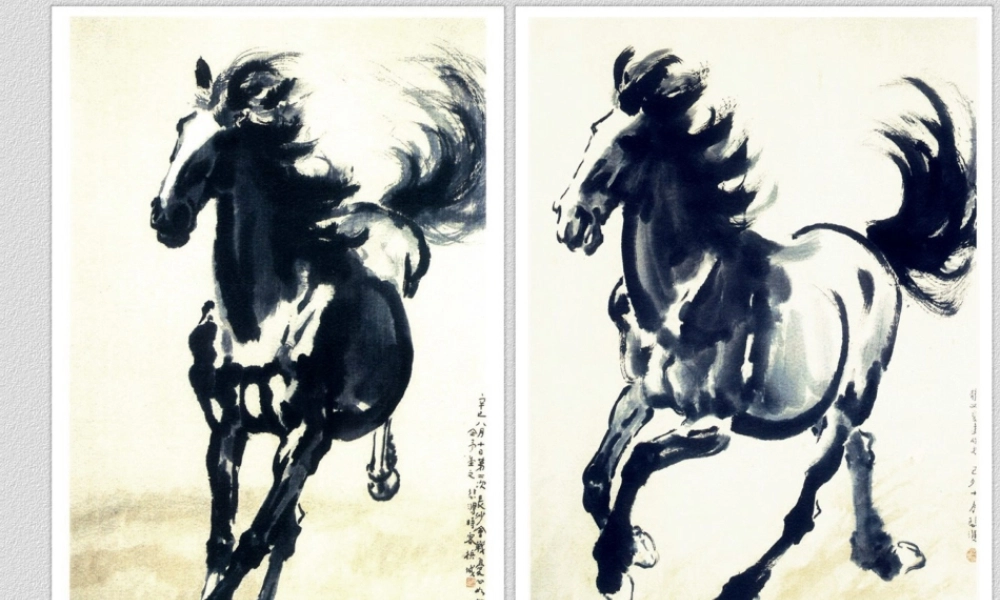 徐悲鸿励志学画