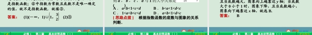 2014年秋新学期高一数学教学课件：212+第1课时《指数函数及其性质》（人教A版必修1）