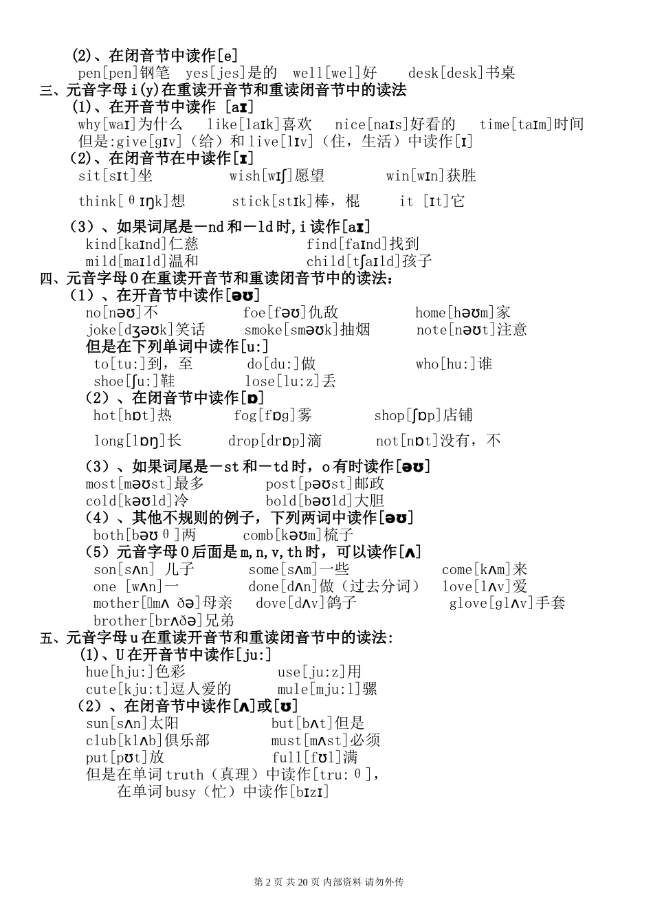 英语语音规则_第2页