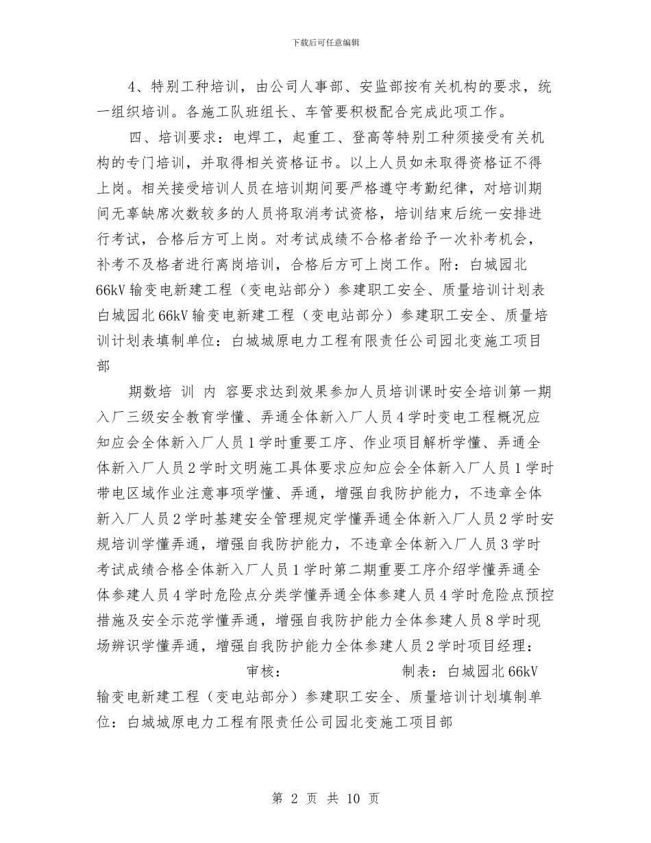 变电站工程安全质量培训方案与变电站的噪声分析与治理方案汇编_第2页