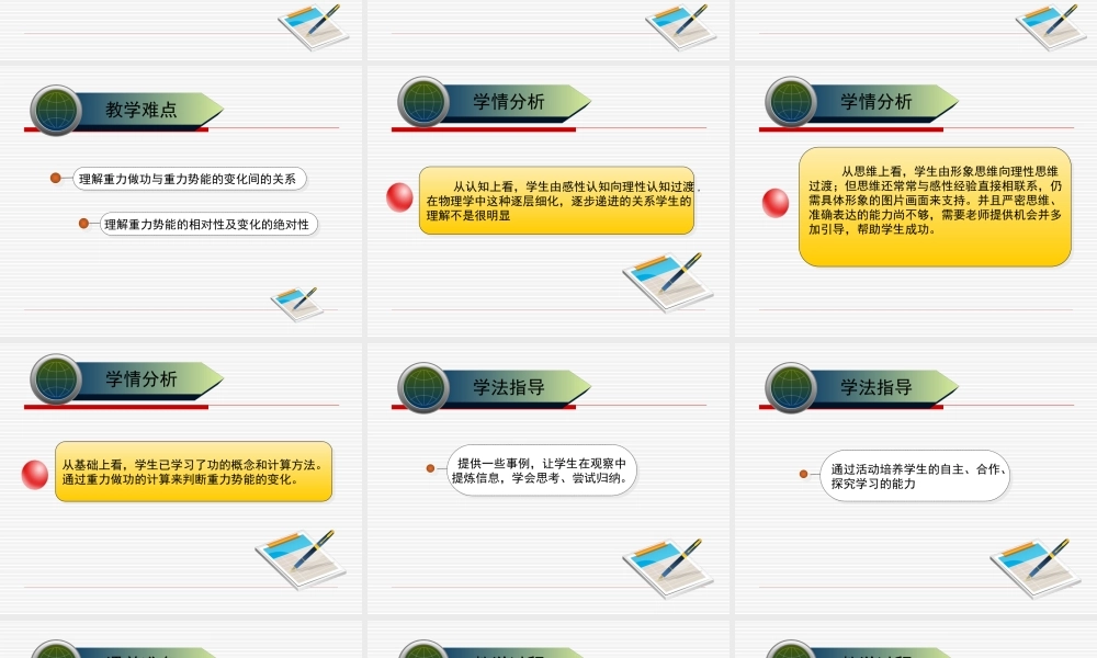 物理重力势能说课