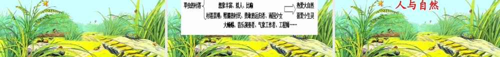 《草虫的村落》课件1