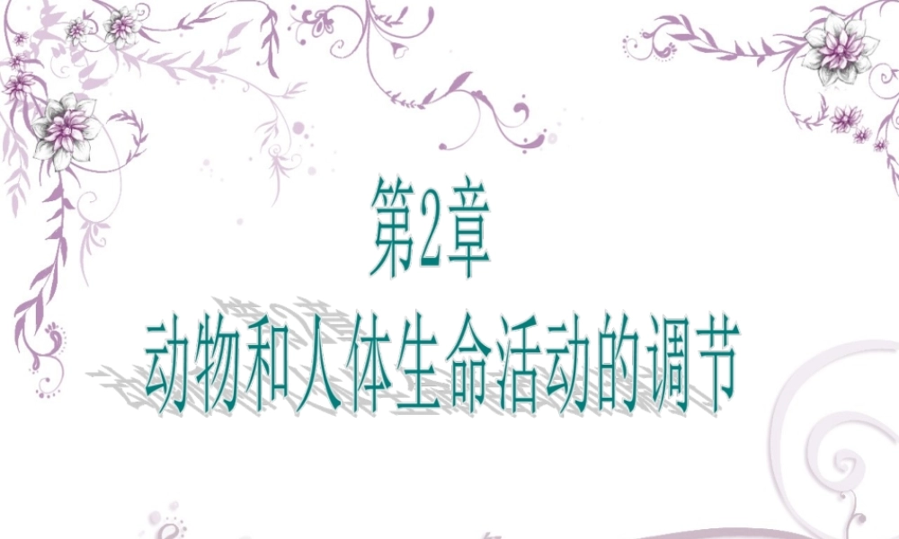 《通过神经系统的调节》