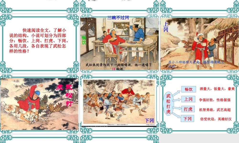 《武松打虎》课件1