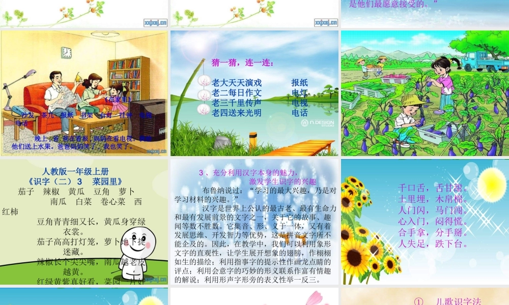 《识字写字》PPT教学课件