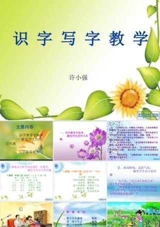 《识字写字》PPT教学课件