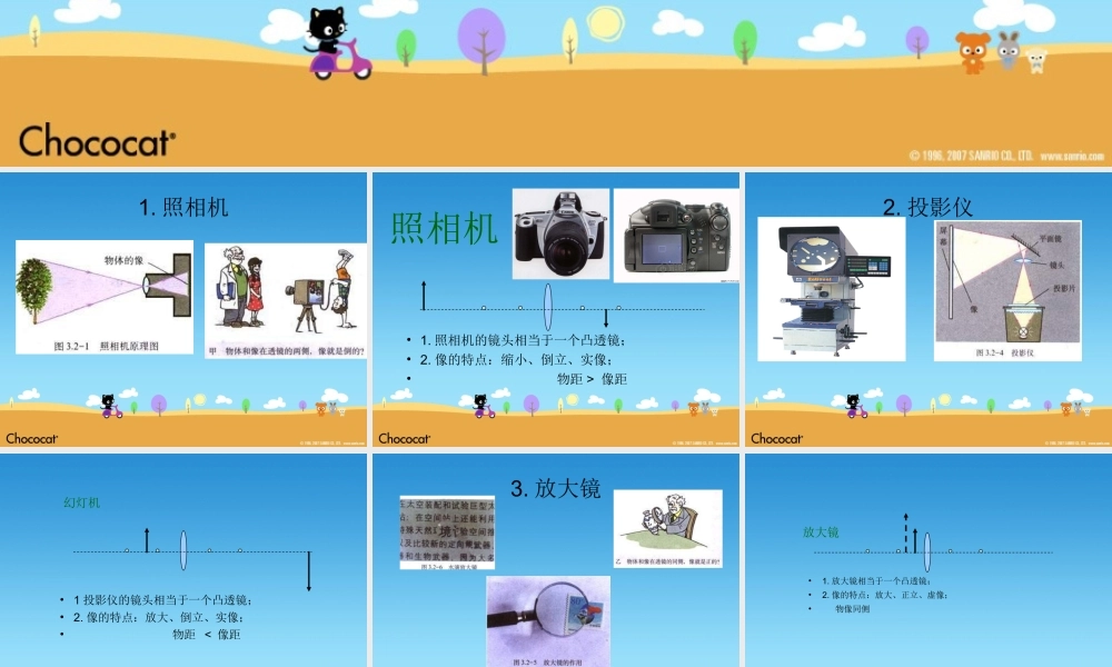 第二节生活中的透镜