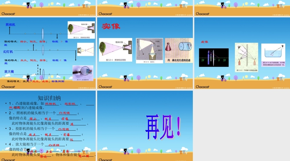 第二节生活中的透镜