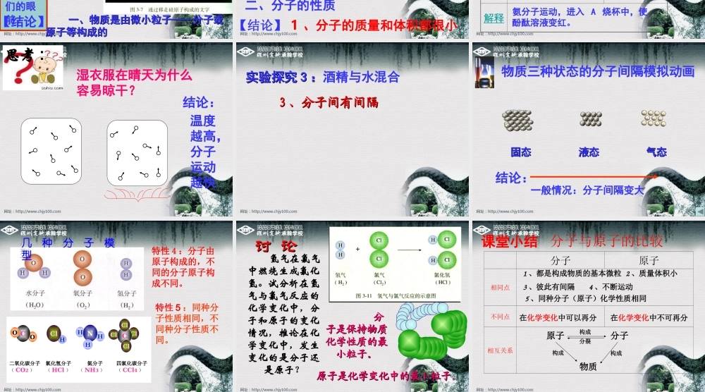 分子和原子课件