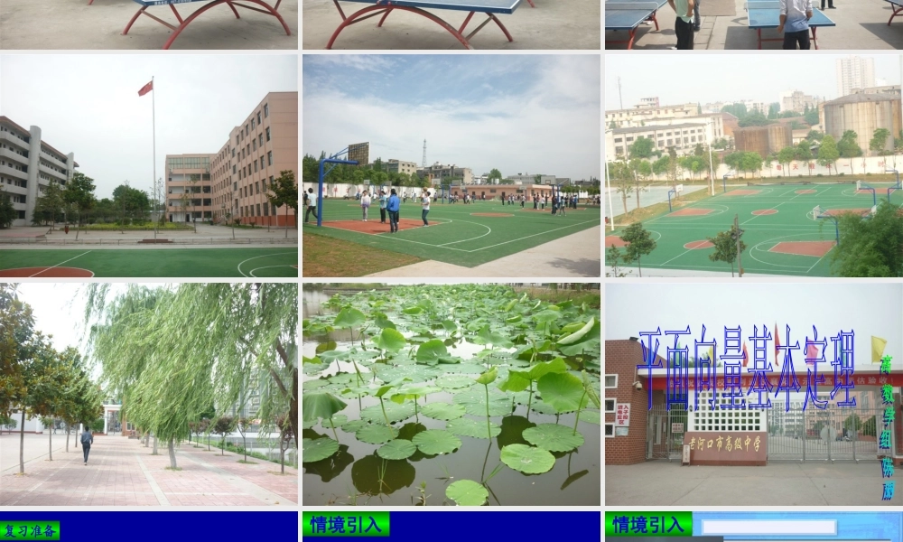 《平面向量的基本定理》课件（新人教A版必修4）