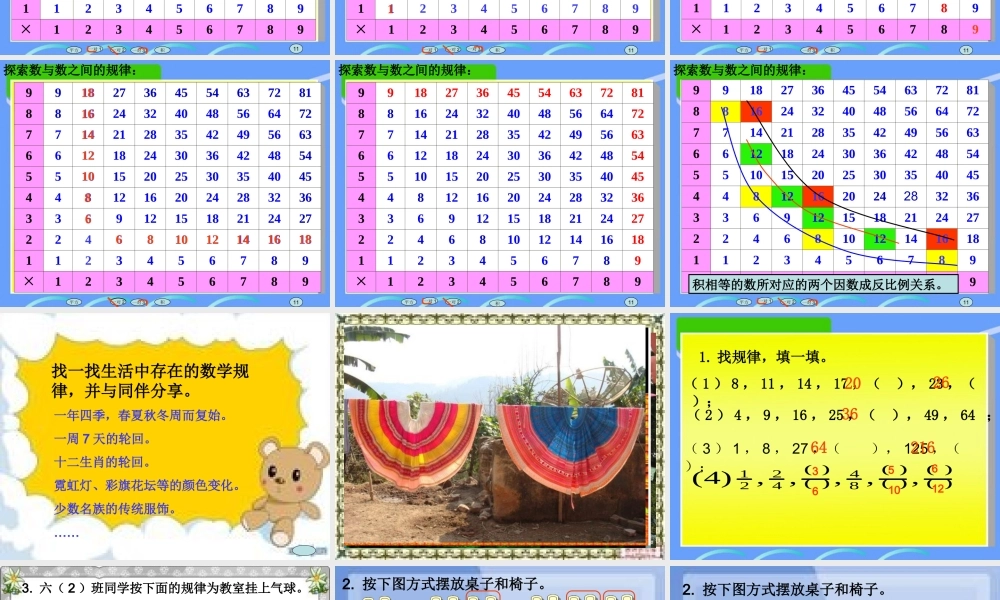 六下《探索规律》