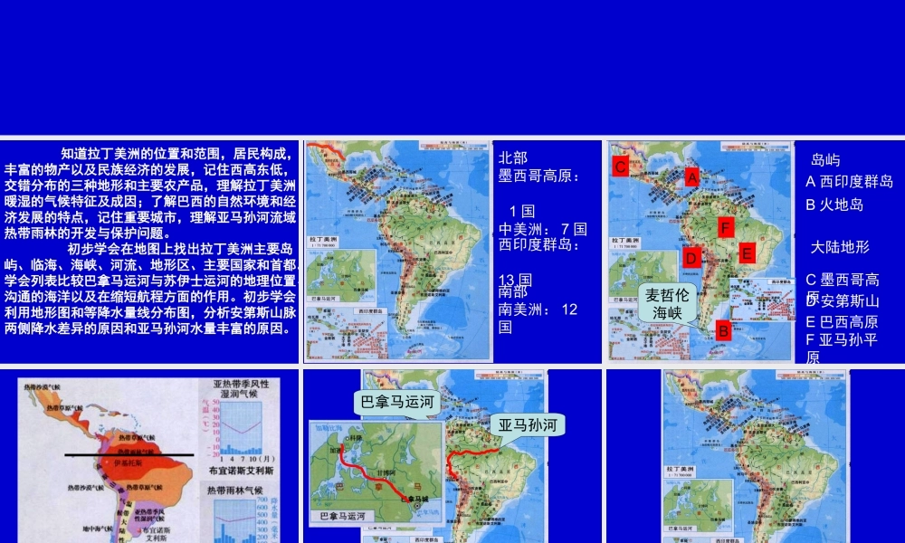 高中世界地理----拉丁美洲课件