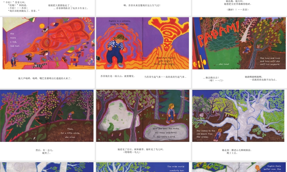 PPT绘本《苏菲生气了》