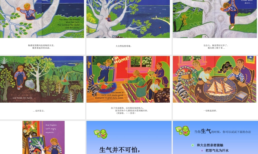 PPT绘本《苏菲生气了》