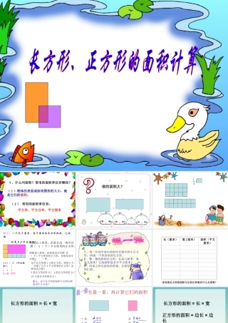 《长方形、正方形面积的计算》