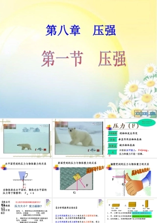 新沪科《81压力的作用效果》课件