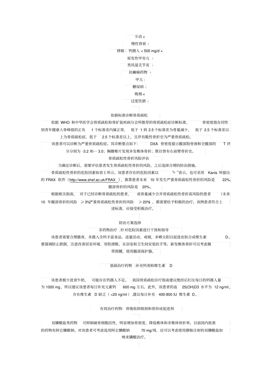 农村居民骨质疏松高危人群风险评价及干预研究_第2页