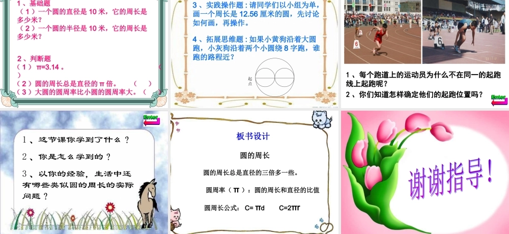 《圆的周长》说课课件