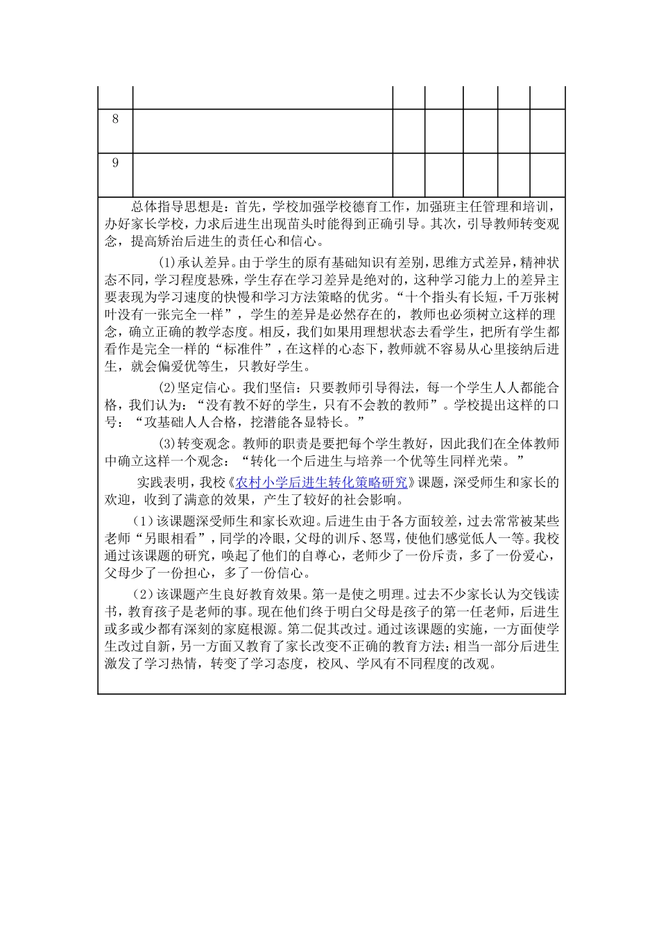 西安市基础教育小课题研究结题申请表_第2页