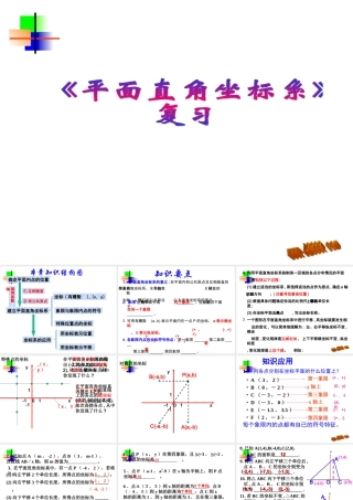 坐标系单元复习
