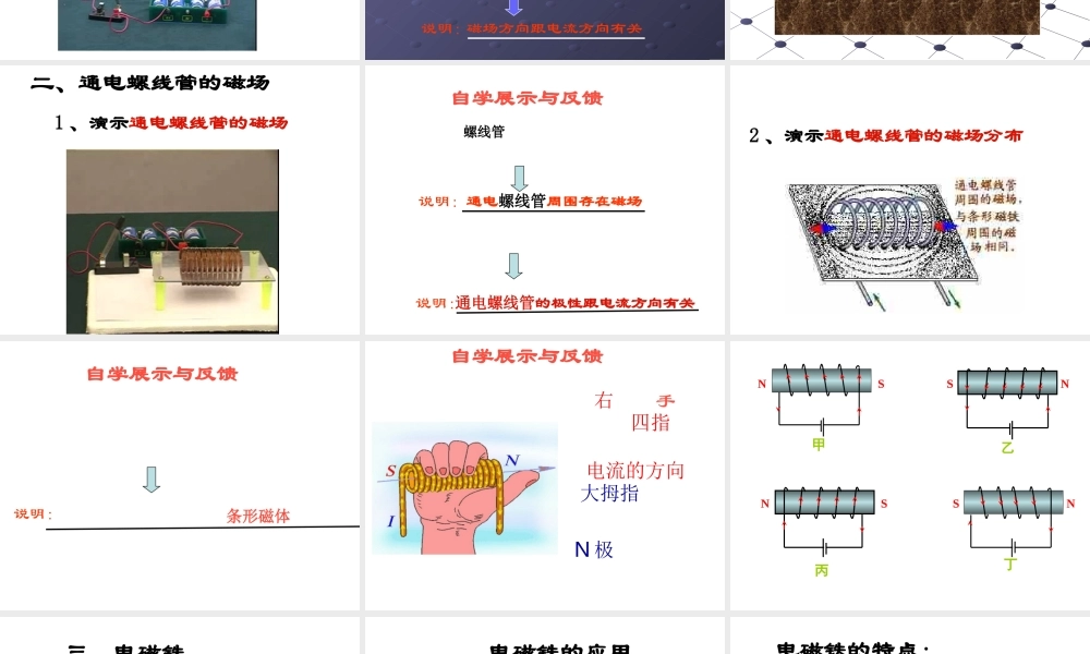 新沪科版《172电流的磁场》课件