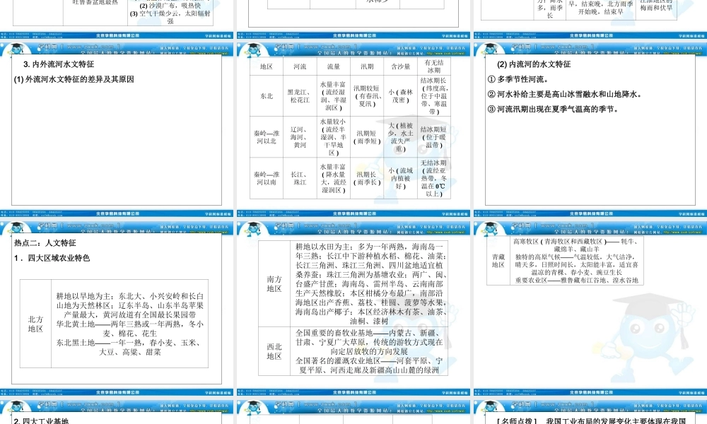 第１７讲　中国地理与国土整治