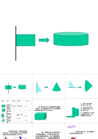 立体图形的复习——上课用