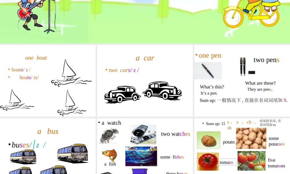 初一英语课件___名词复数