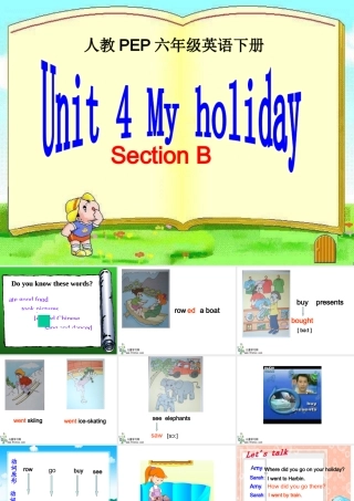 （人教PEP）六年级英语下册课件Unit4(13)