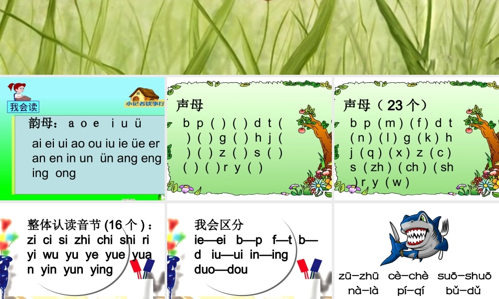 汉语拼音复习一