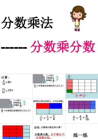 分数乘分数教学课件