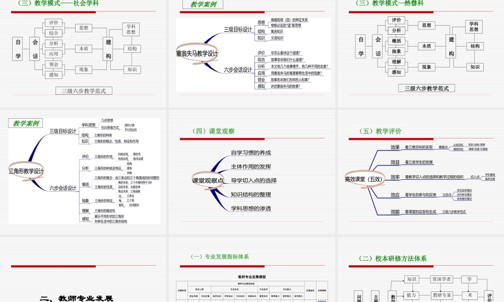 教师专业发展与教学改革