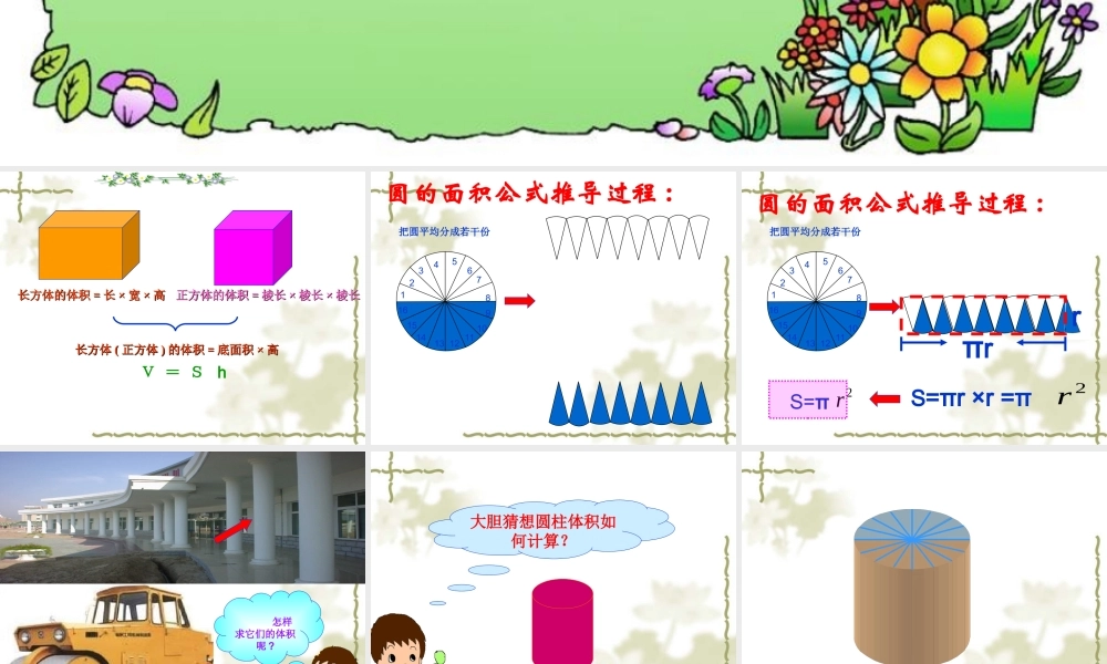 圆柱的体积高翠玲