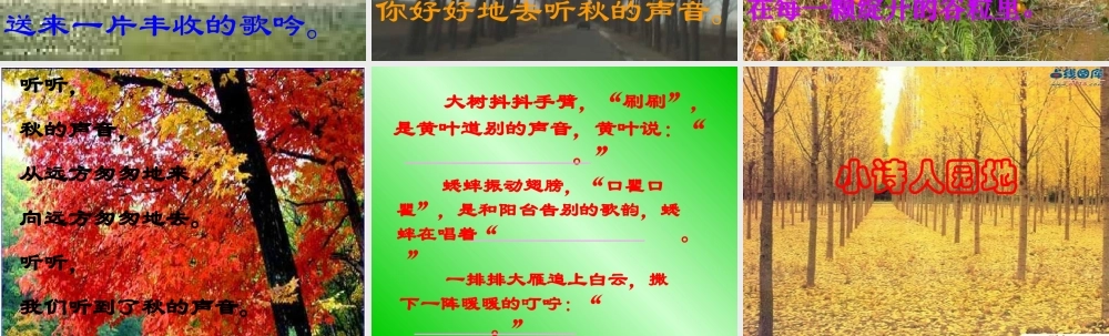 《听听，秋的声音》