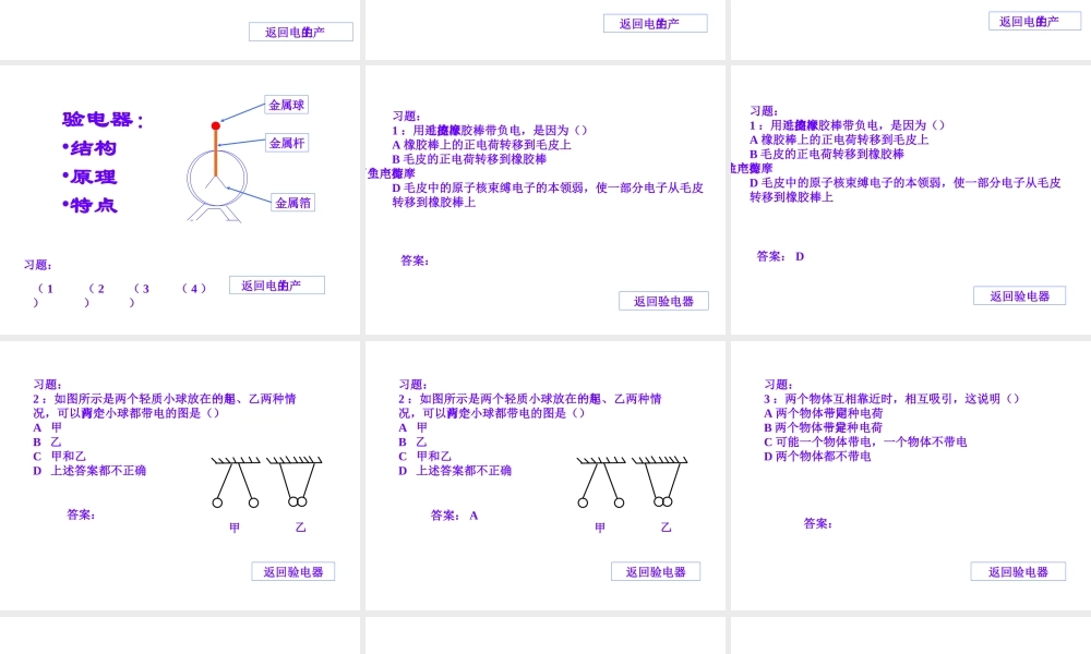 初三物理电学总复习课件_人教版
