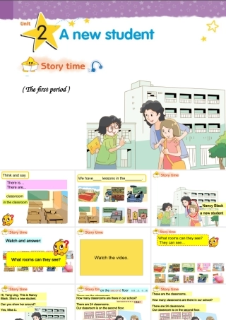 [牛津中小学英语网]五上Unit2AnewstudentStorytime