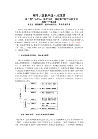 高考大盘我来说地理