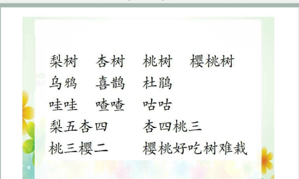 猴子钟果树演示文稿1