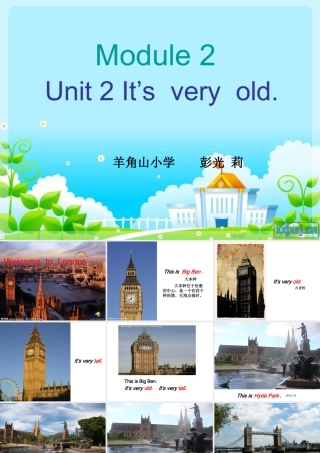 小学英语外研版四年级下册_module_2_unit_2It'sveryold