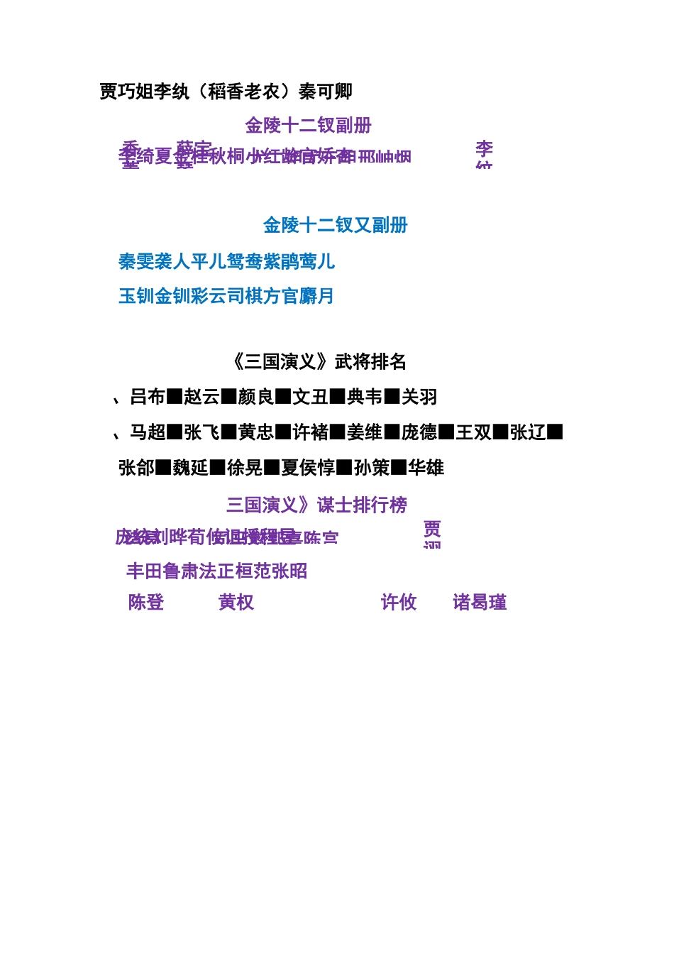 四大名著人物_第2页