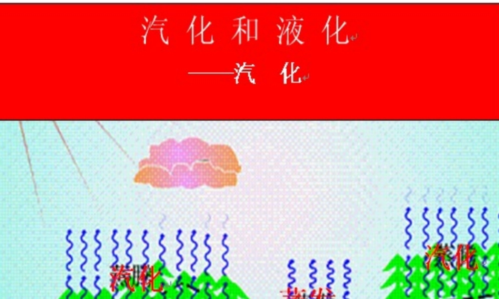汽化液化课件