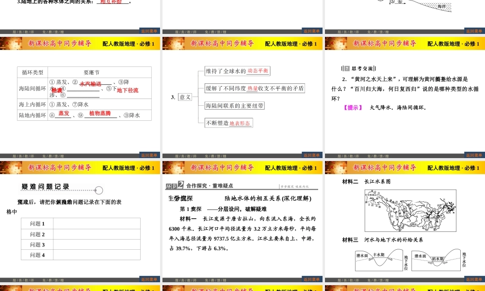 自然界的水循环